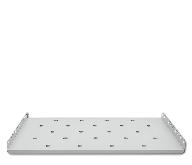 Qoltec Półka do szafy RACK stała 490x250 szara - 1329973 - zdjęcie 3